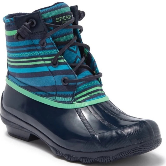 Sperry Top-Sider Syren Gulf Playa Navy Duck Boots
Memory Foam STS87056 striped - Picture 1 of 14